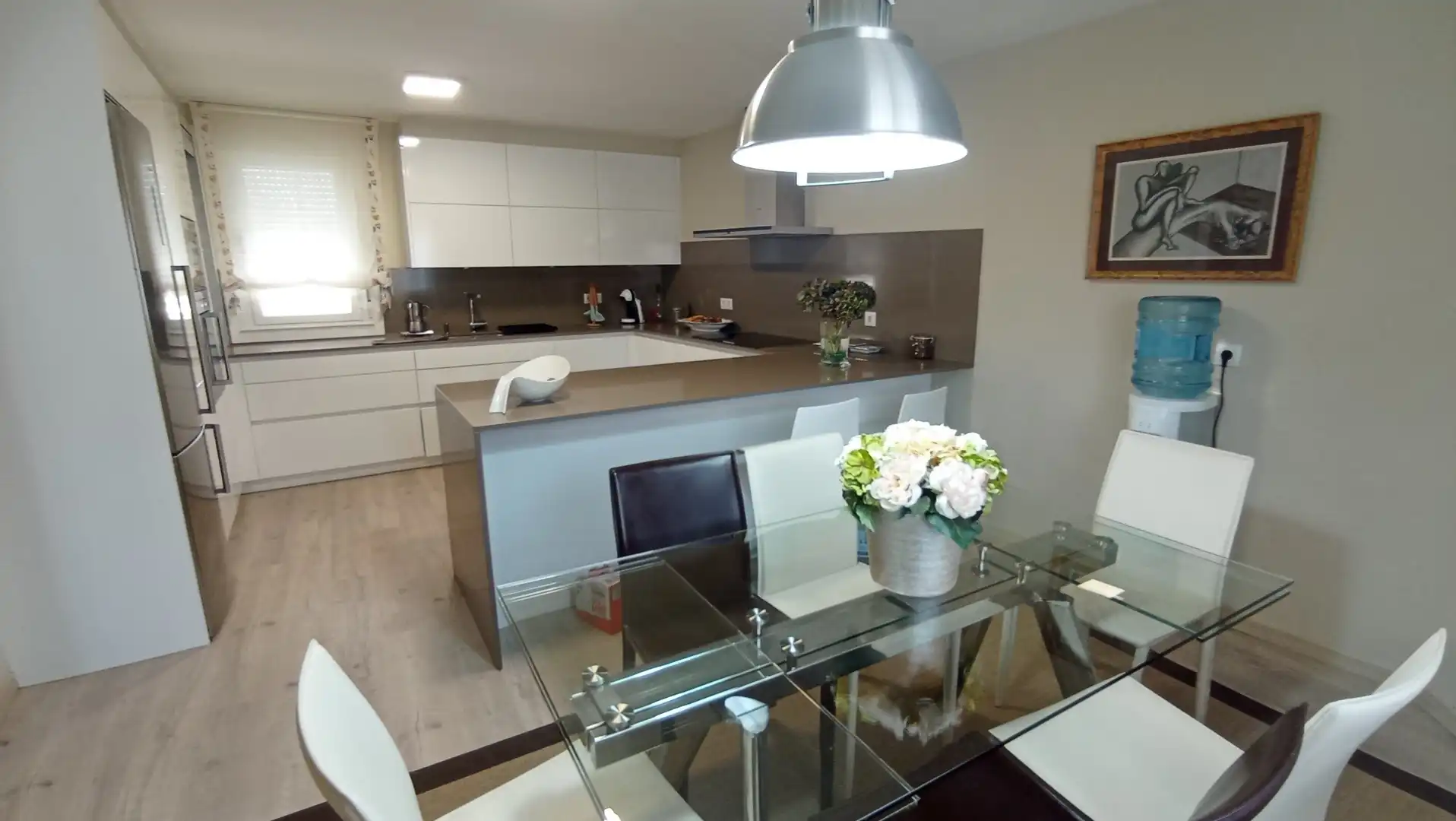 Cocina de Casa o chalet en venta en Ponte Caldelas con Calefacción, Jardín privado y Parquet
