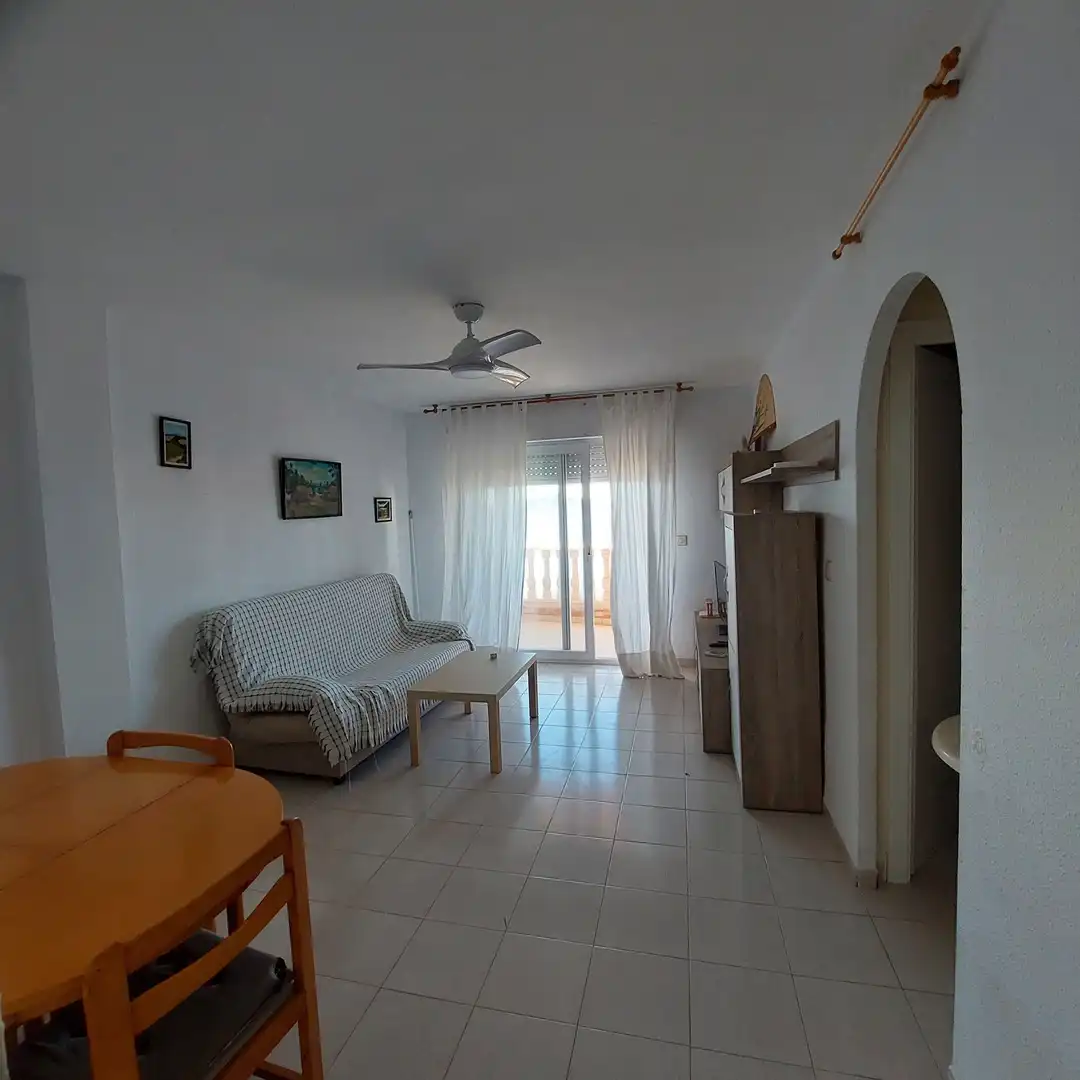 Wohnzimmer von Wohnungen zur Miete in La Manga del Mar Menor mit Terrasse, Möbliert und Ofen