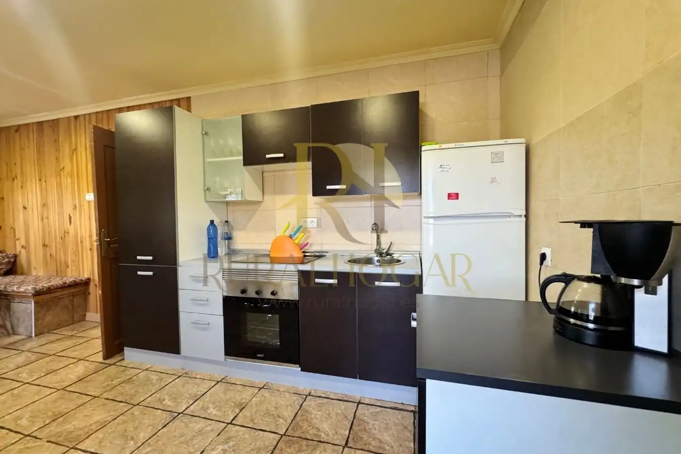 Cocina de Casa o chalet en venta en Gradefes con Calefacción, Parquet y Amueblado