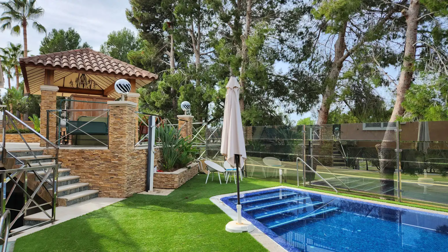 Piscina de Casa o xalet en venda en Molina de Segura amb Aire condicionat, Calefacció i Jardí privat