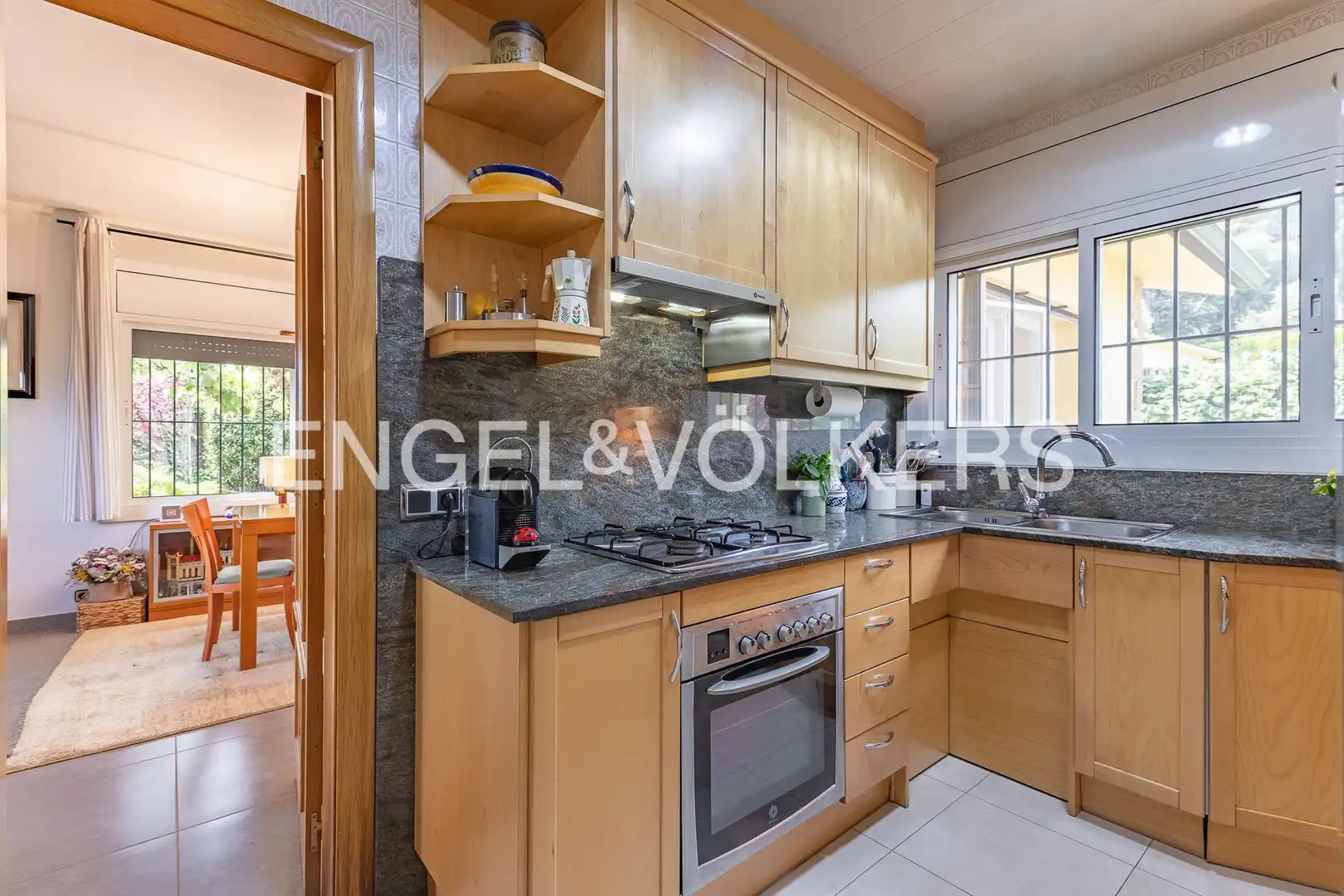 Cocina de Casa o chalet en venta en Sant Quirze Safaja con Calefacción, Jardín privado y Terraza