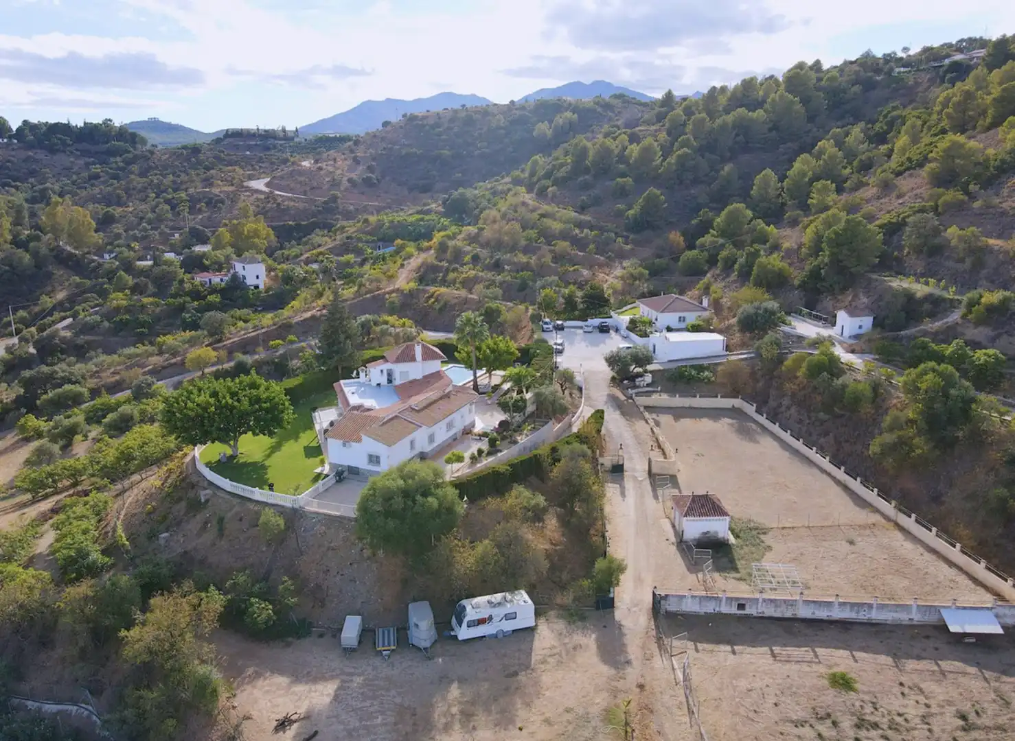 Exterior view of Houses for sale in Coín  with Air Conditioner, Heating and Private garden