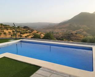 Swimming pool of Country house to rent in El Gastor  with Air Conditioner, Terrace and Swimming Pool