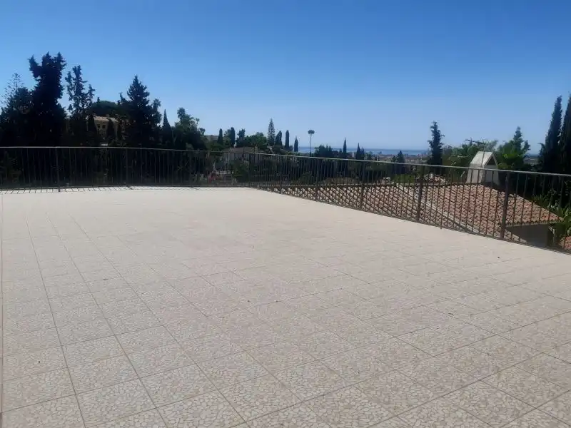 Terrassa de Casa o xalet en venda en Mijas amb Aire condicionat, Jardí privat i Terrassa