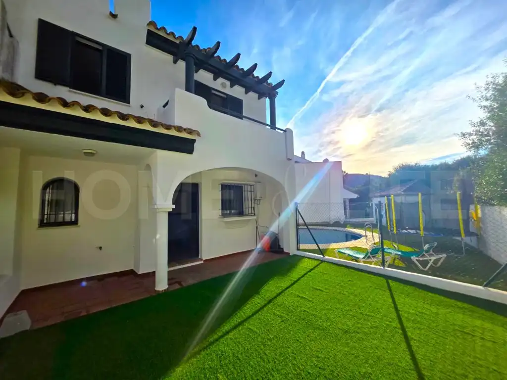Terraza de Casa o chalet en venta en Manilva con Jardín privado, Terraza y Piscina