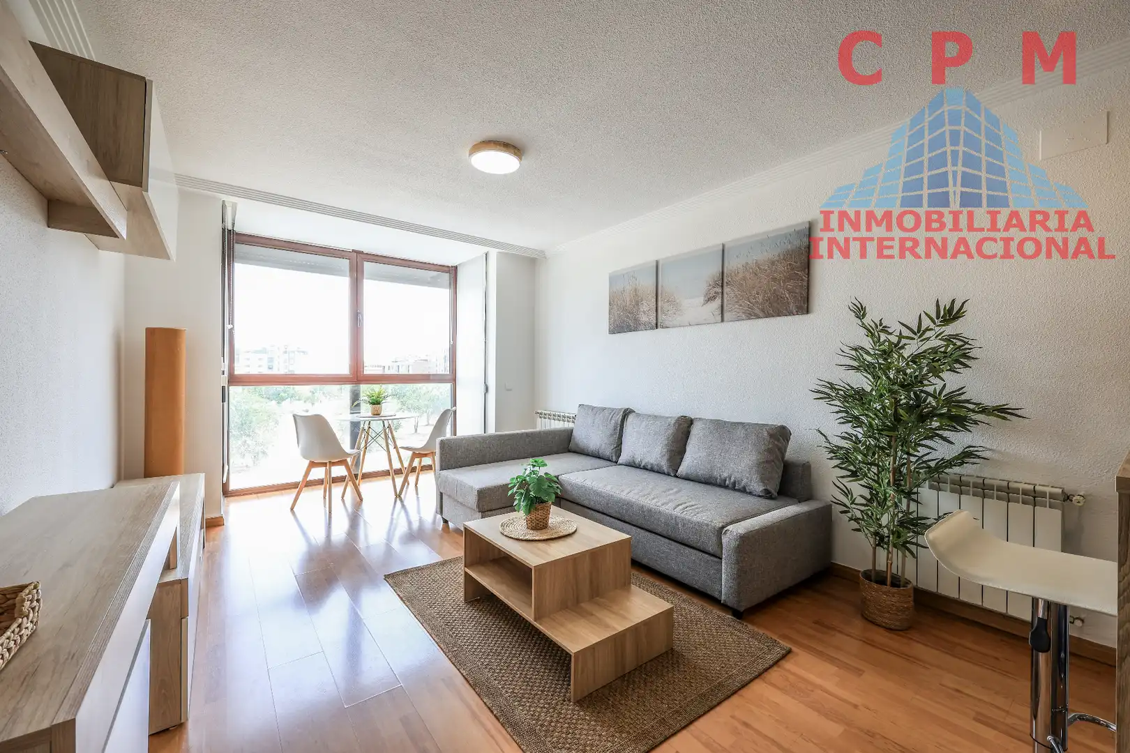 Wohnzimmer von Wohnung zur Miete in Madrid mit Klimaanlage, Heizung und Parkett