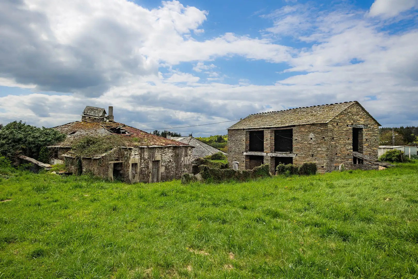 Vista exterior de Finca rústica en venda en Lugo