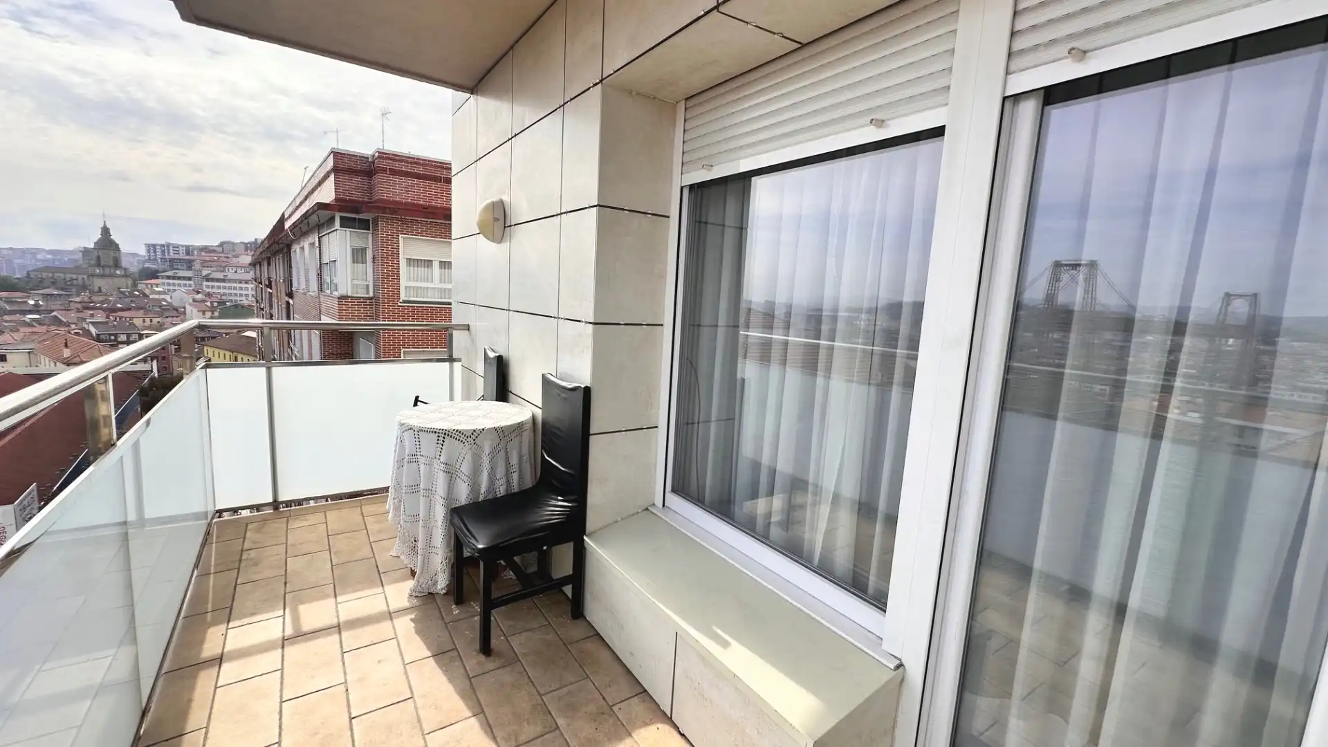 Terrasse von Wohnung zum Verkauf in Portugalete mit Heizung, Terrasse und Möbliert