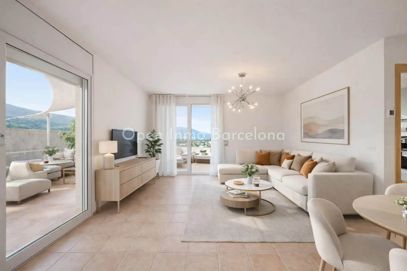 Sala d'estar de Casa o xalet en venda en Canyelles amb Aire condicionat, Calefacció i Jardí privat