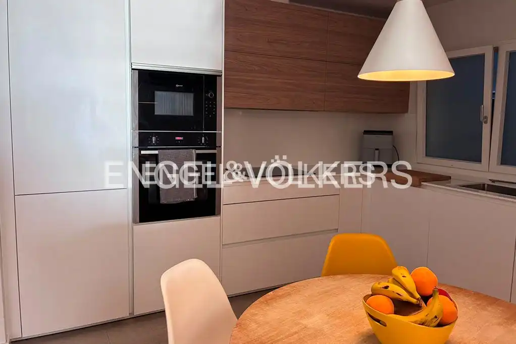Kitchen of Flat for rent in Gijón   with Heating, Parquet flooring and Furnished