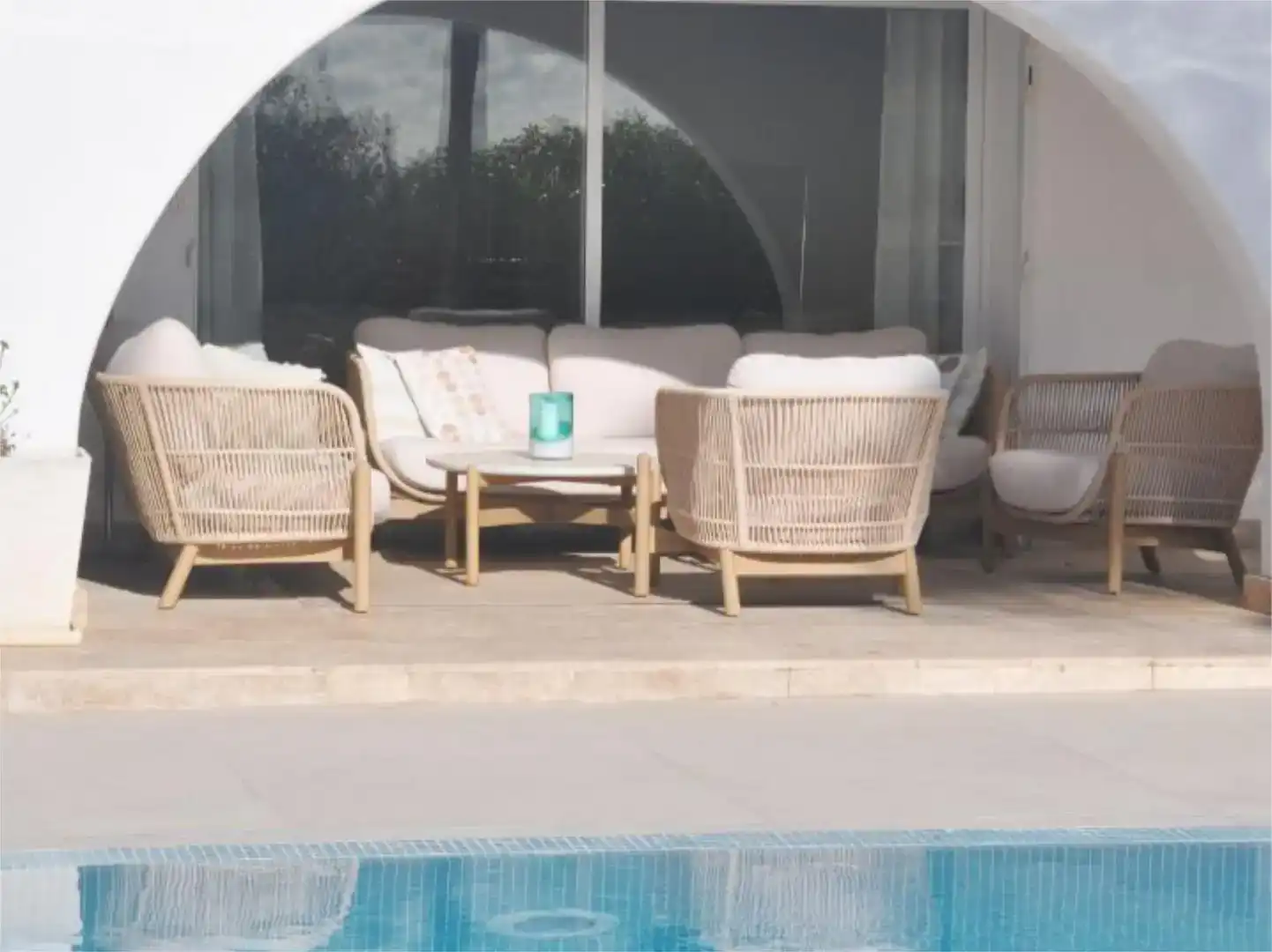 Terraza de Casa o chalet en venta en Calvià con Aire acondicionado, Jardín privado y Piscina