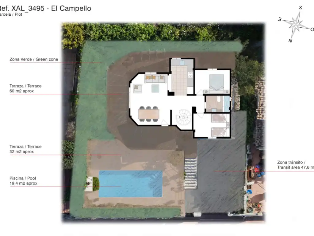 Houses for sale in El Campello  with Air Conditioner, Private garden and Terrace