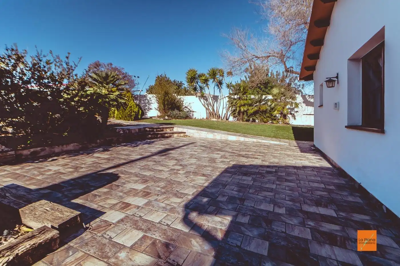 Terraza de Casa o chalet en venta en Santa Bàrbara con Calefacción, Jardín privado y Parquet