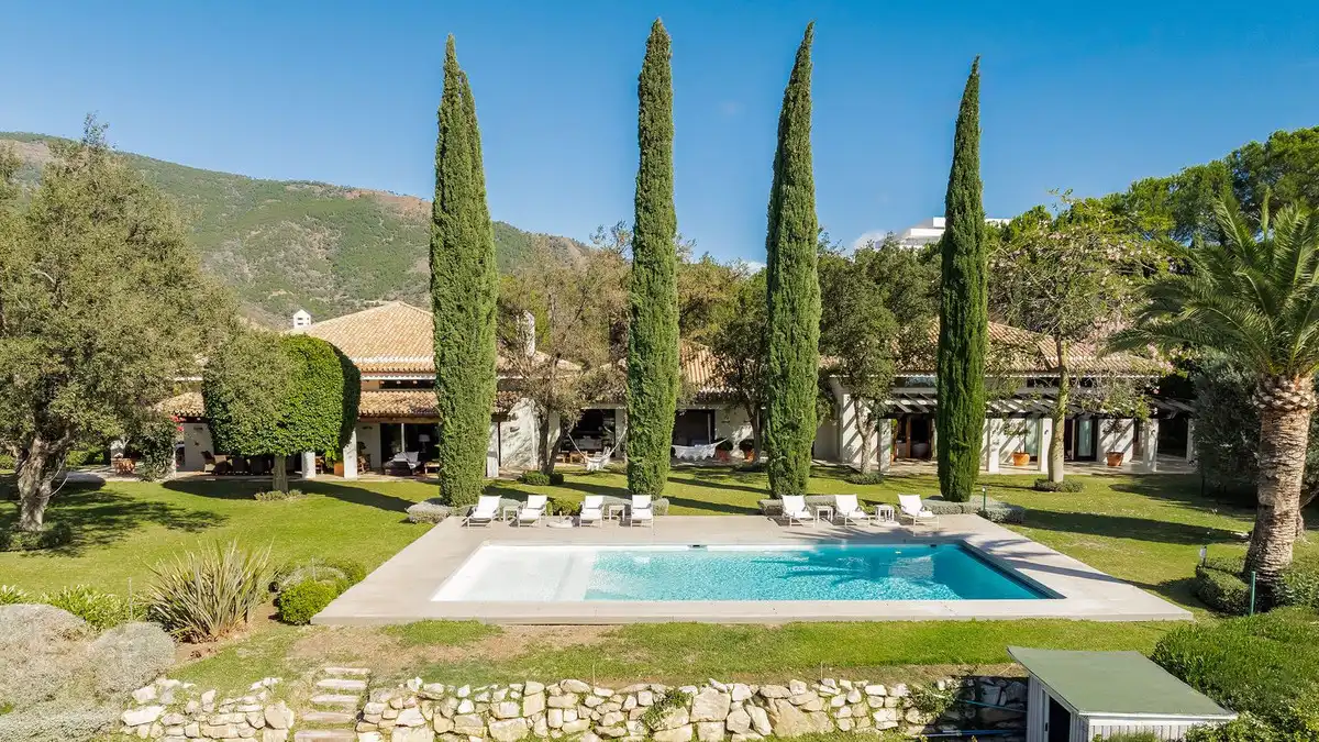 Garten von Haus oder Chalet zum Verkauf in Benahavís mit Klimaanlage, Privatgarten und Terrasse