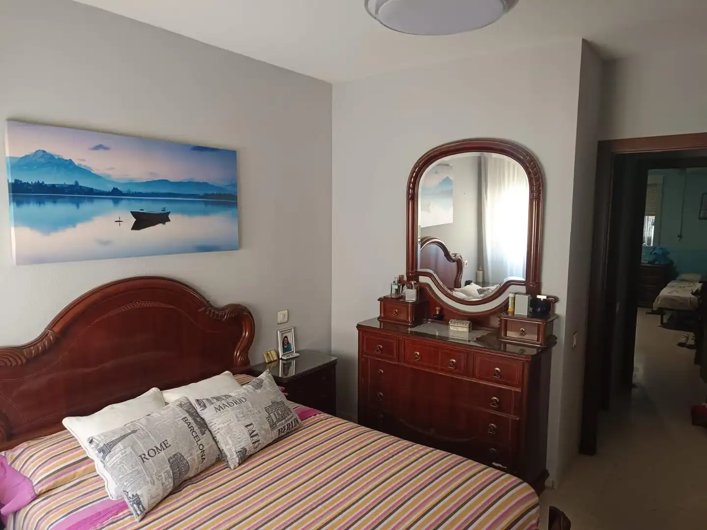 Bedroom of Flat for sale in Córdoba  with Air Conditioner, Terrace and Furnished