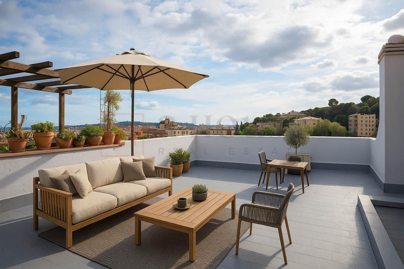Terrassa de Àtic en venda en  Barcelona Capital amb Calefacció, Parquet i Terrassa