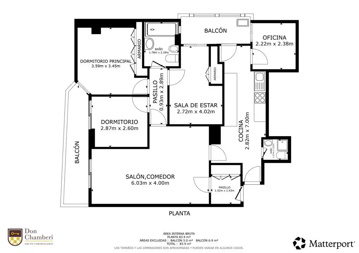 Wohnung zum Verkauf in Madrid mit Heizung, Terrasse und Ofen