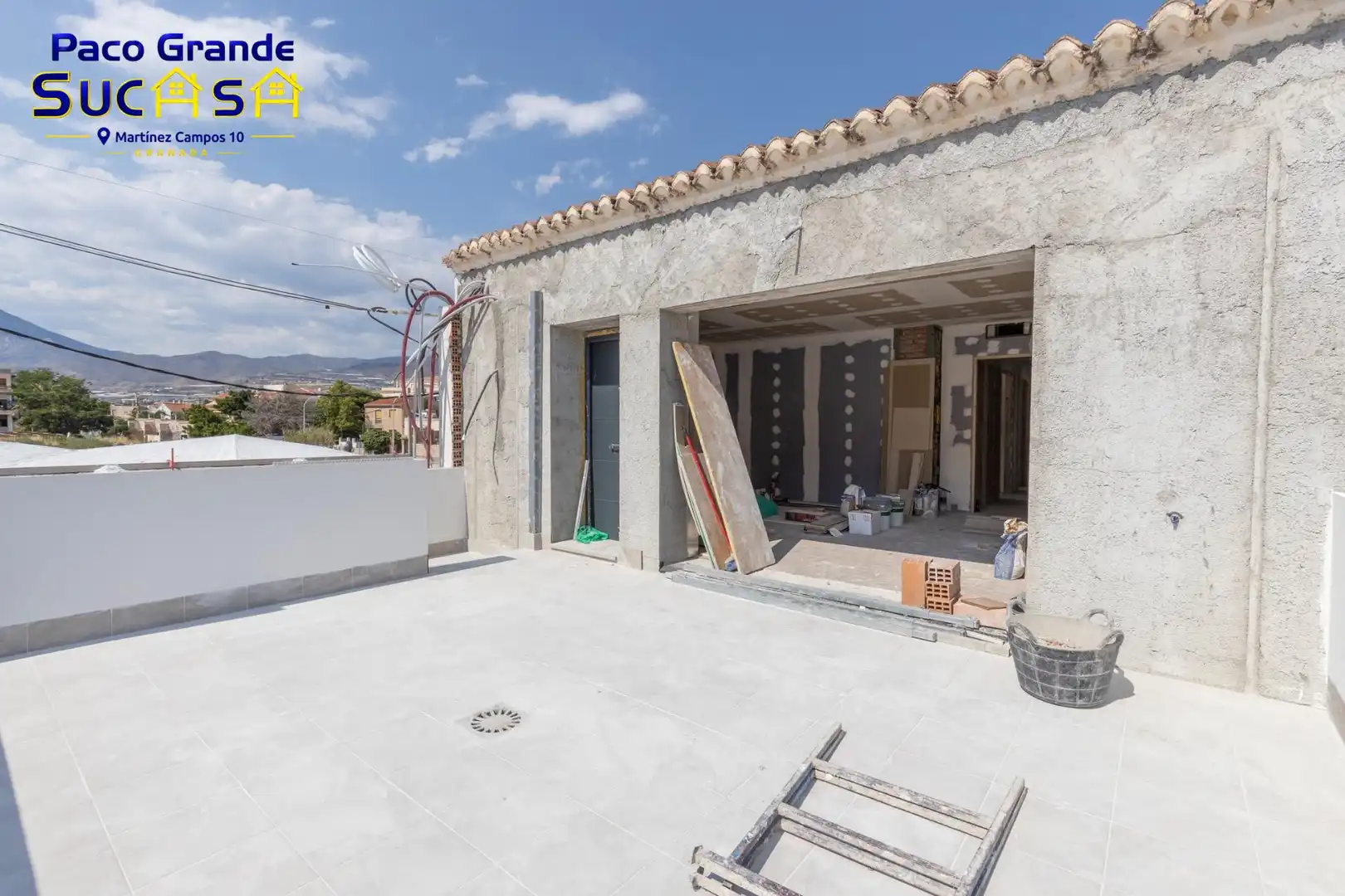 Terrasse von Wohnung zum Verkauf in Gualchos mit Klimaanlage, Heizung und Privatgarten
