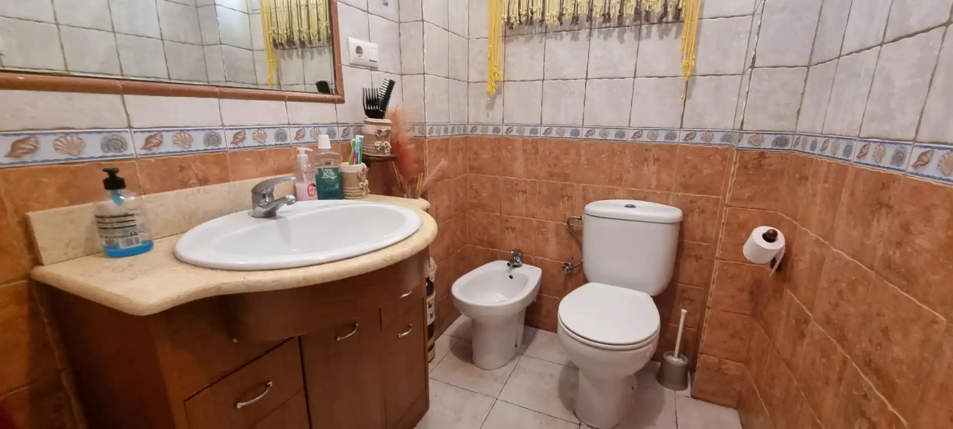 Bathroom of Flat for sale in Cullera  with Air Conditioner, Storage room and Furnished