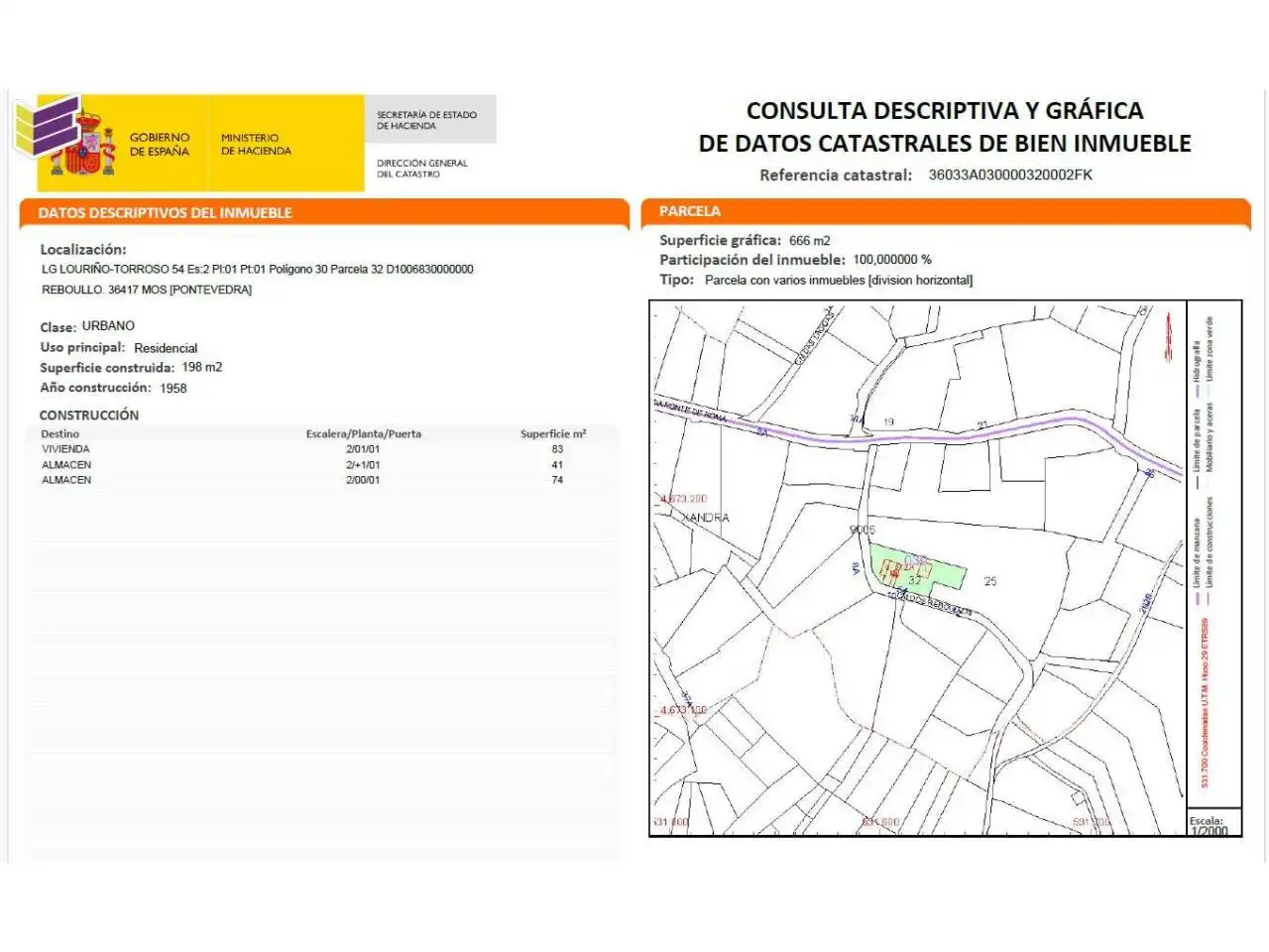 Casa o chalet en venta en Mos con Calefacción y Jardín privado