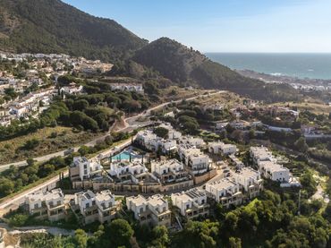 Maison jumelée avec piscine à vendre à Mijas pueblo
