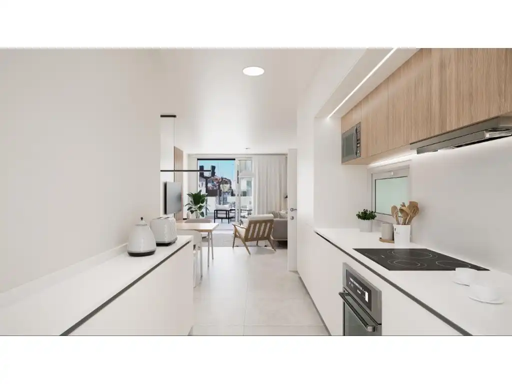 Cocina de Casa o chalet en venta en Pilar de la Horadada con Aire acondicionado, Jardín privado y Piscina