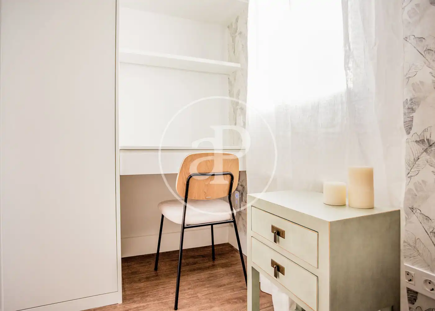 Habitación de Piso de alquiler en Madrid con Aire acondicionado, Calefacción y Amueblado