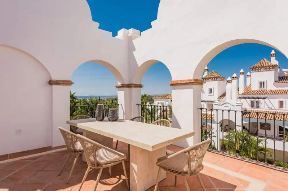 Terrassa de Apartament de lloguer en Marbella amb Aire condicionat, Calefacció i Parquet
