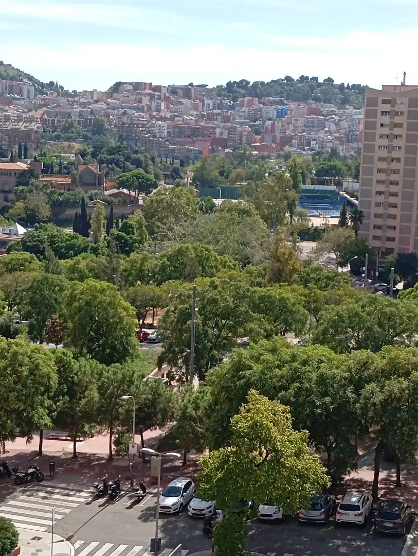 Vista exterior de Pis en venda en  Barcelona Capital amb Aire condicionat i Balcó