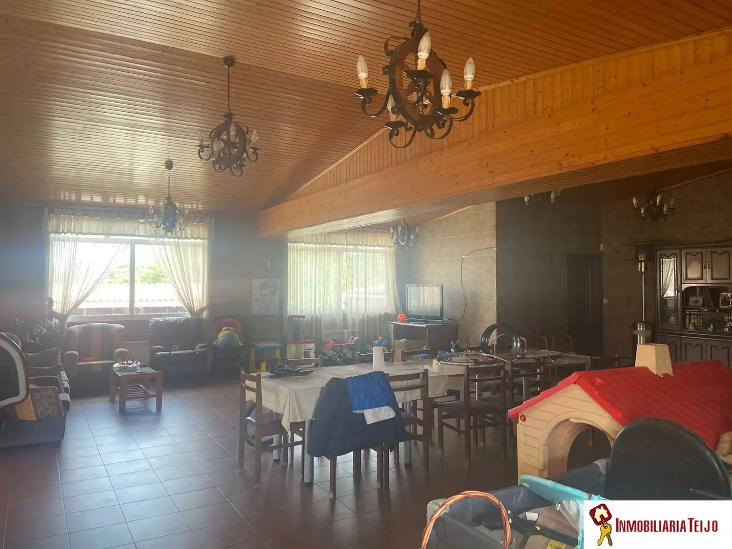 Dining room of Houses for sale in Narón  with Heating, Private garden and Terrace
