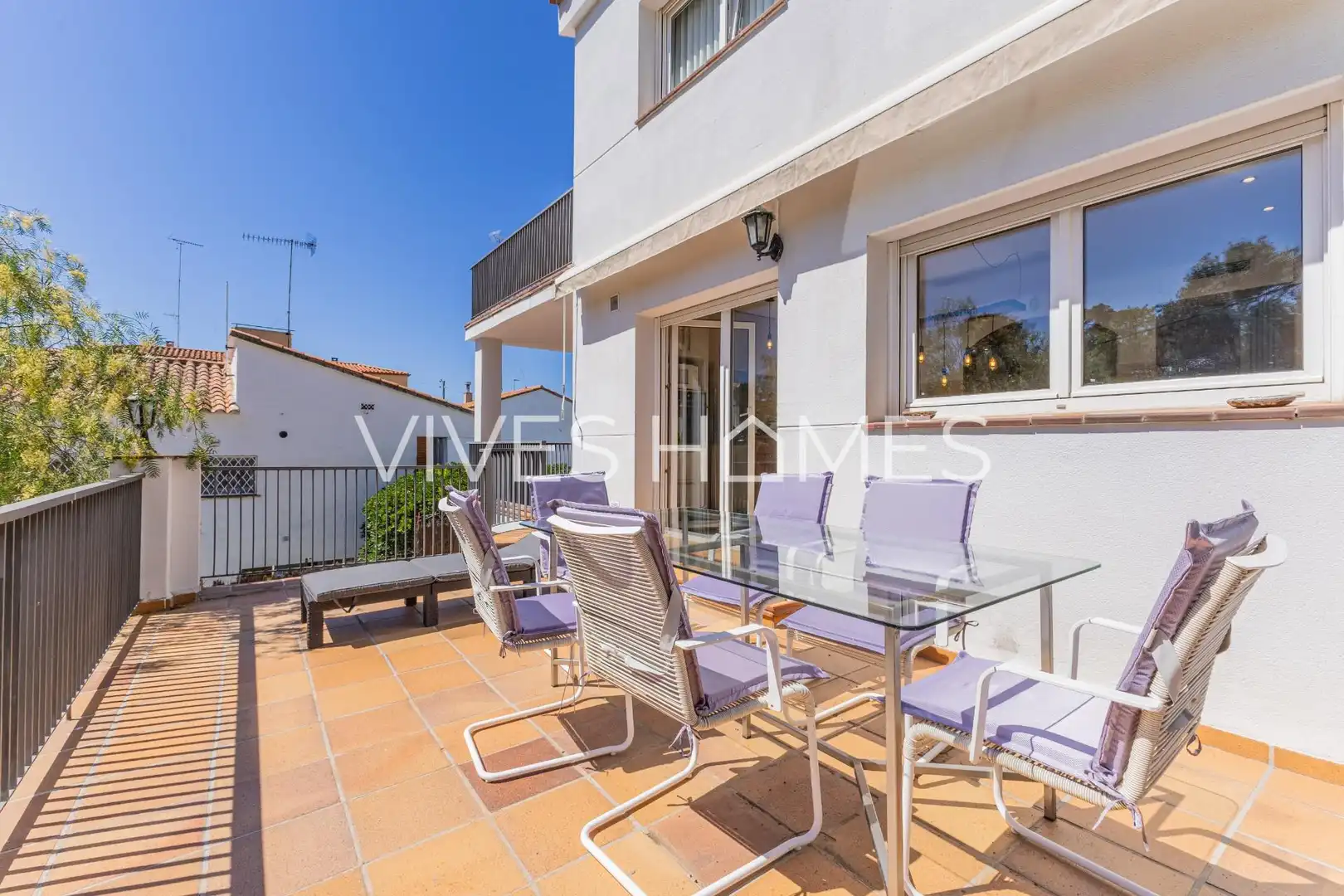 Terrassa de Casa o xalet en venda en Sant Vicenç de Montalt amb Aire condicionat, Calefacció i Jardí privat