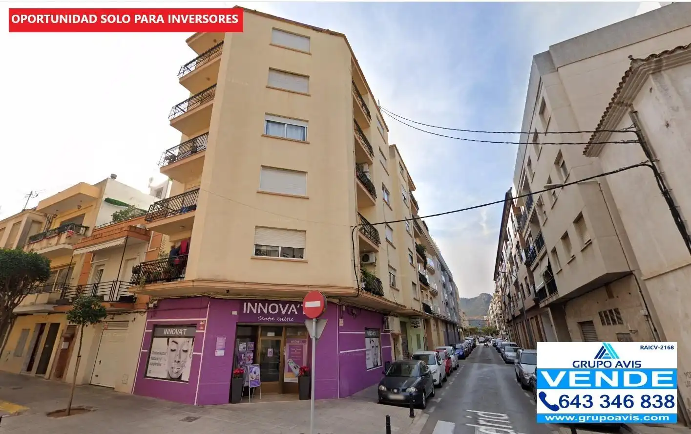 Vista exterior de Piso en venta en Gandia