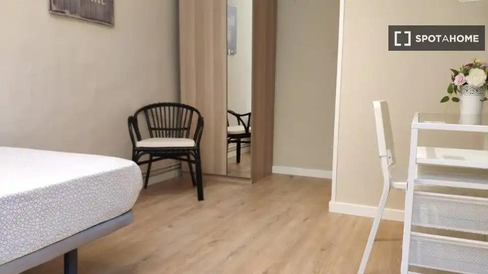 Habitación de Piso de alquiler en Madrid con Aire acondicionado, Calefacción y Amueblado