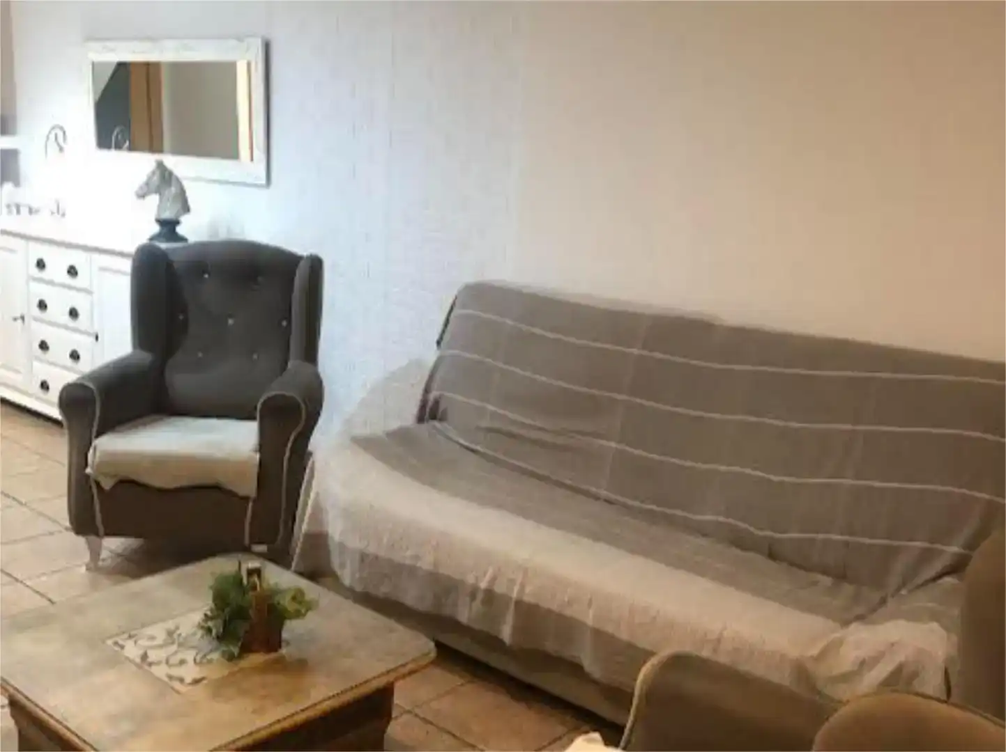 Sala d'estar de Casa adosada en venda en L'Olleria amb Aire condicionat
