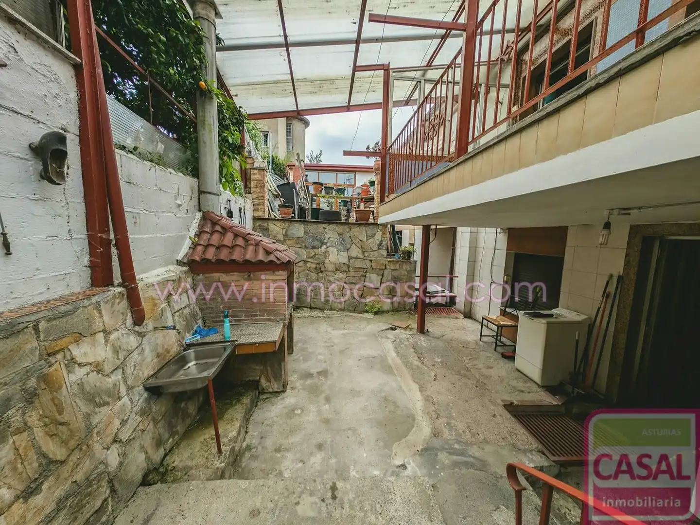 Terrasse von Haus oder Chalet zum Verkauf in Mieres (Asturias) mit Heizung, Terrasse und Abstellraum