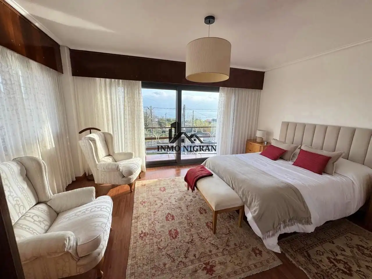 Bedroom of Houses for rent in Nigrán  with Heating, Private garden and Storage room