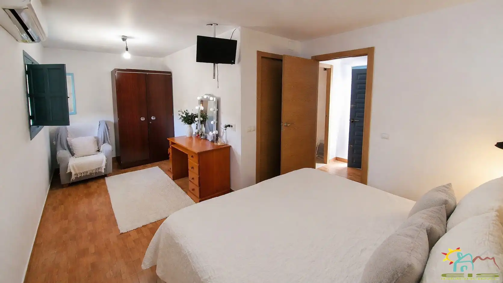 Habitación de Finca rústica en venta en Benahadux con Aire acondicionado y Amueblado