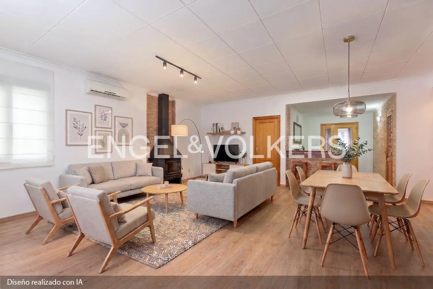 Sala de estar de Casa o chalet en venta en Rafelguaraf con Calefacción y Jardín privado