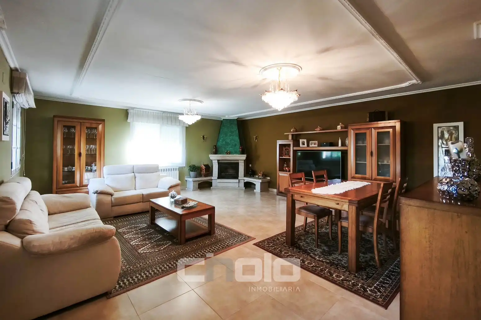 Living room of Houses for sale in Begonte  with Heating, Parquet flooring and Storage room