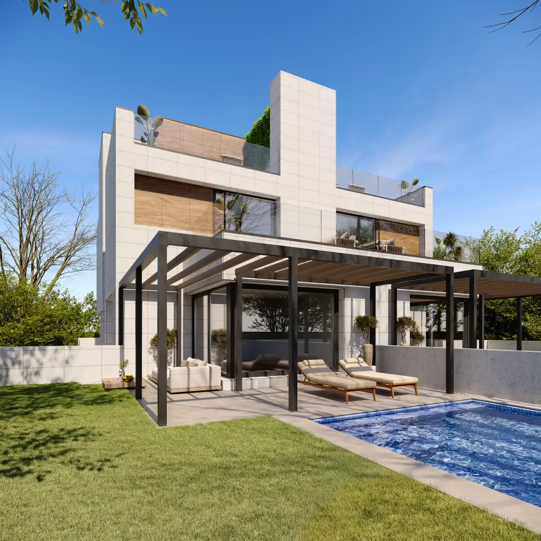 Terrasse von Haus oder Chalet zum Verkauf in Madrid mit Privatgarten, Terrasse und Schwimmbad
