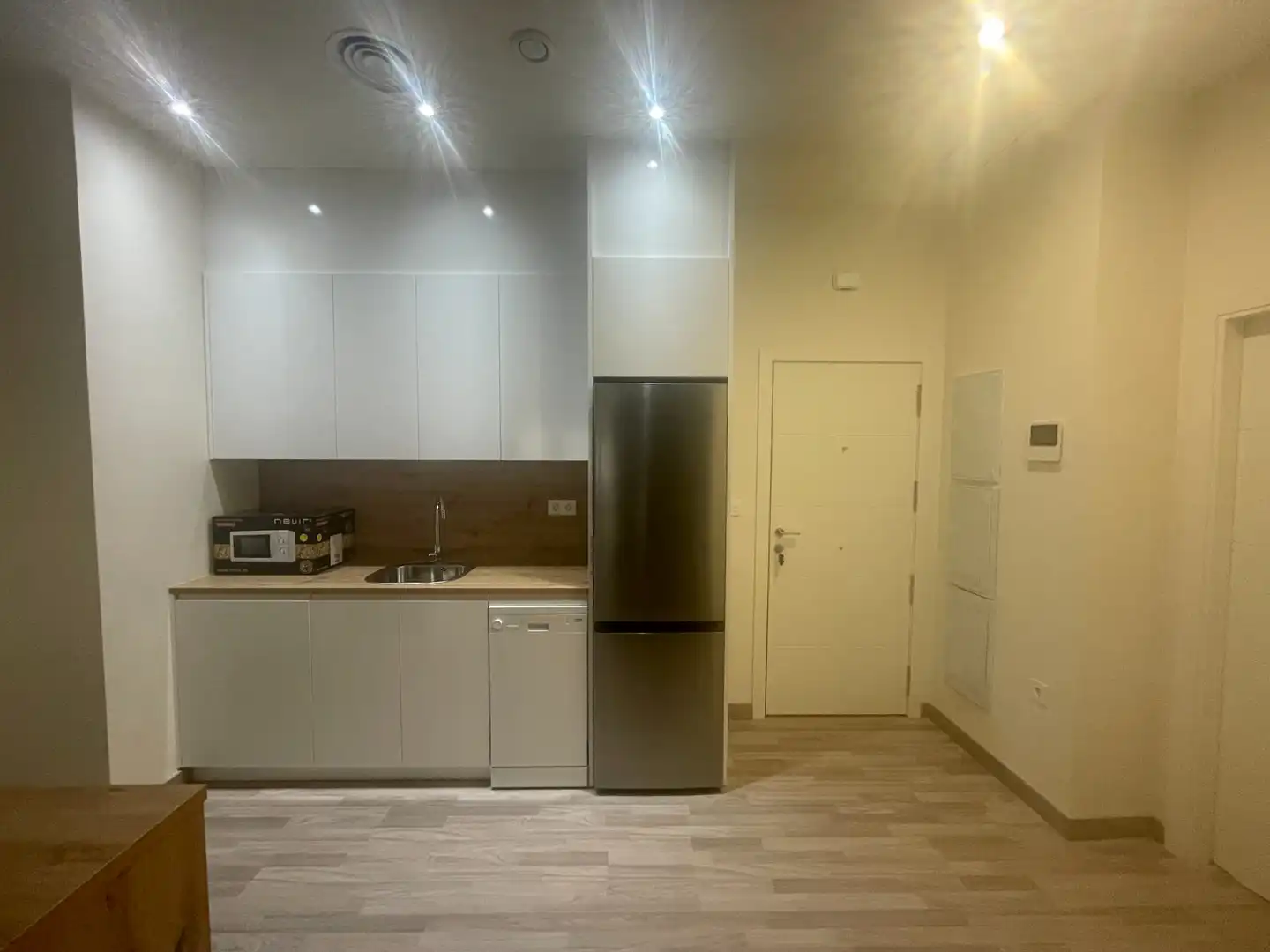 Cocina de Estudio de alquiler en Maracena con Aire acondicionado, Calefacción y Parquet