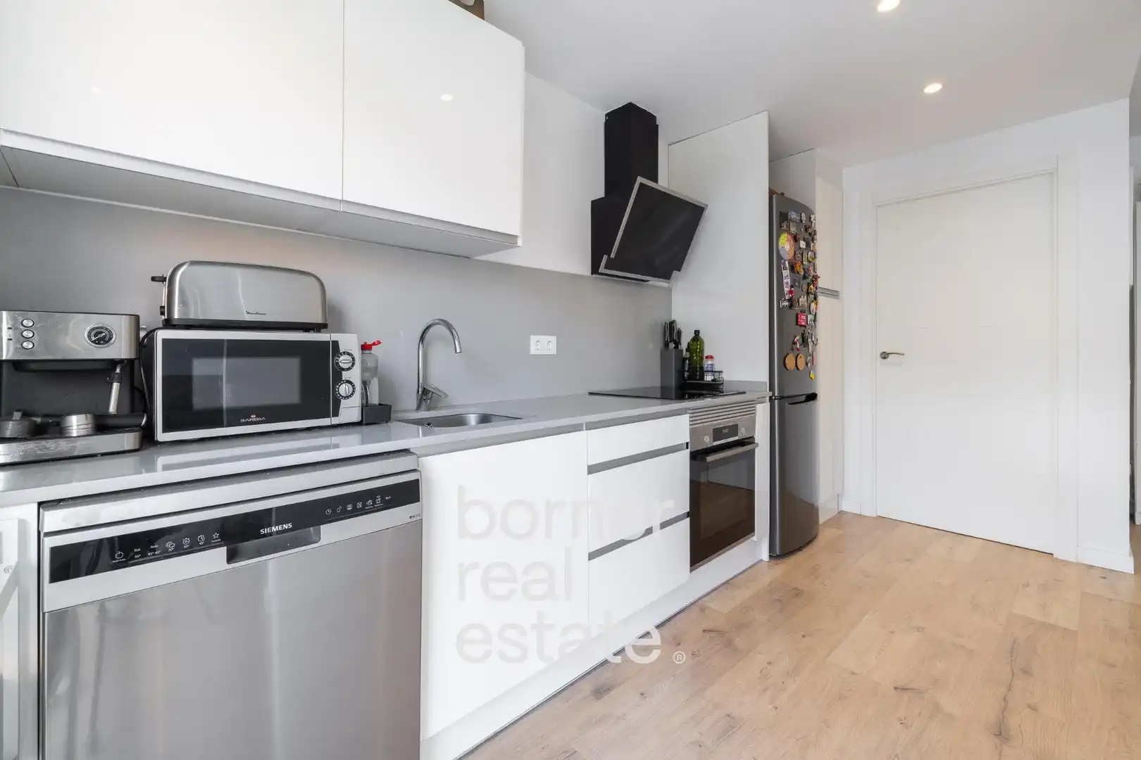 Kitchen of Flat for sale in Terrassa  with Air Conditioner, Heating and Parquet flooring