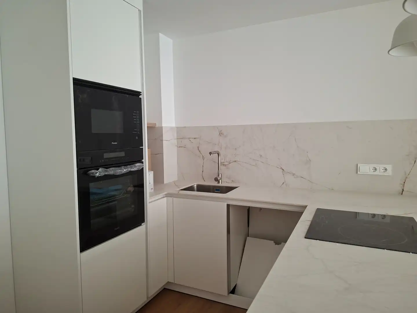 Kitchen of Flat for rent in Calella  with Air Conditioner, Heating and Oven