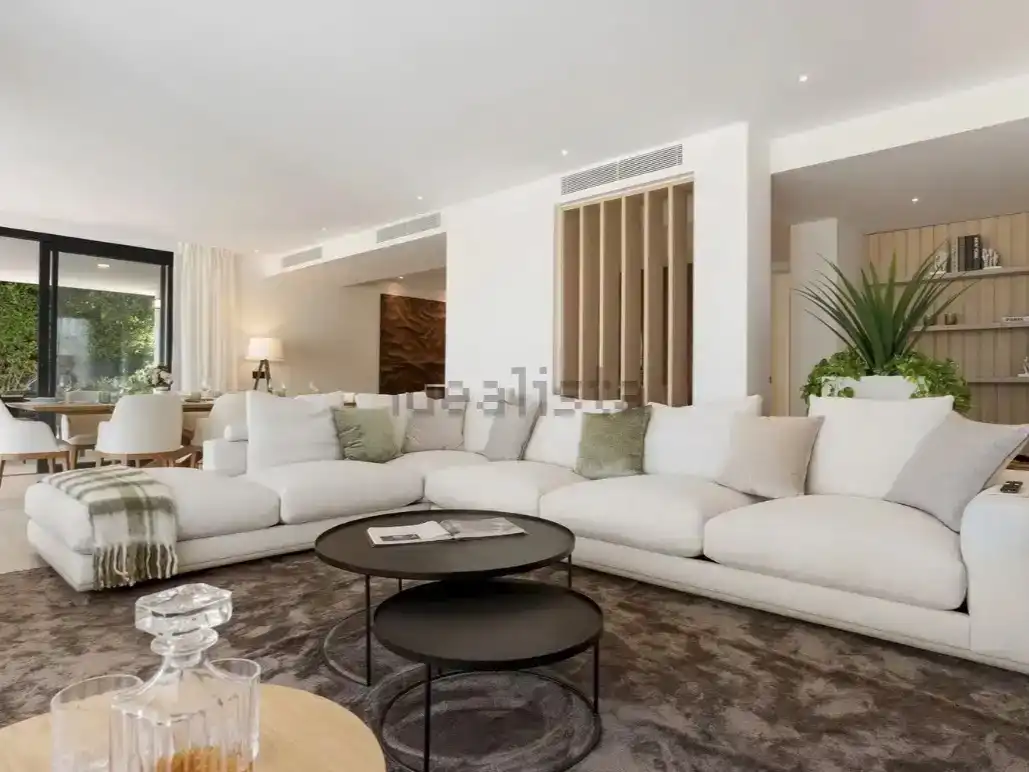 Sala de estar de Piso en venta en Vilanova i la Geltrú con Aire acondicionado, Piscina y Balcón