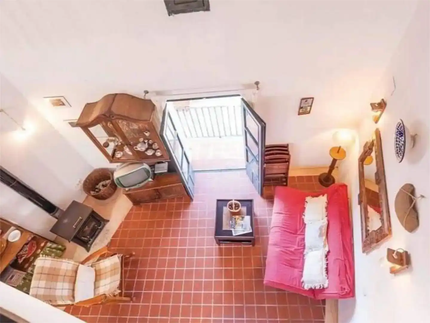 Sala d'estar de Casa adosada en venda en Aroche amb Balcó