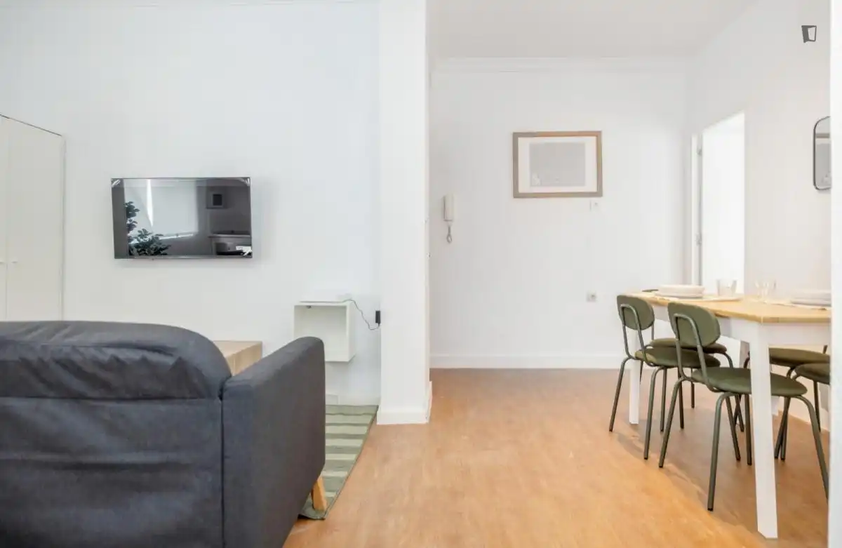 Sala d'estar de Apartament per a compartir en Jerez de la Frontera amb Moblat, Rentadora i Microones