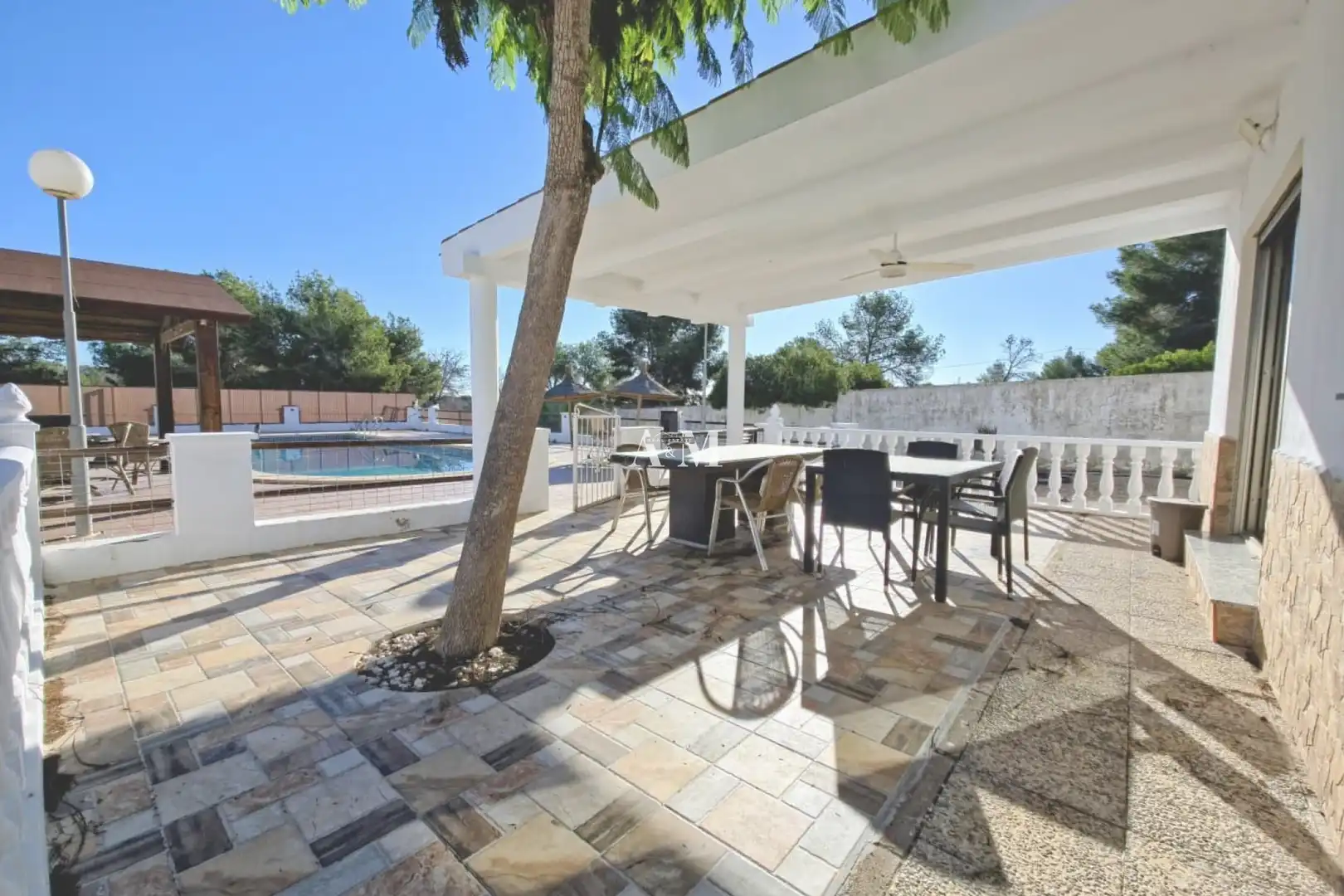 Terrassa de Casa o xalet de lloguer en Pilar de la Horadada amb Aire condicionat, Calefacció i Jardí privat
