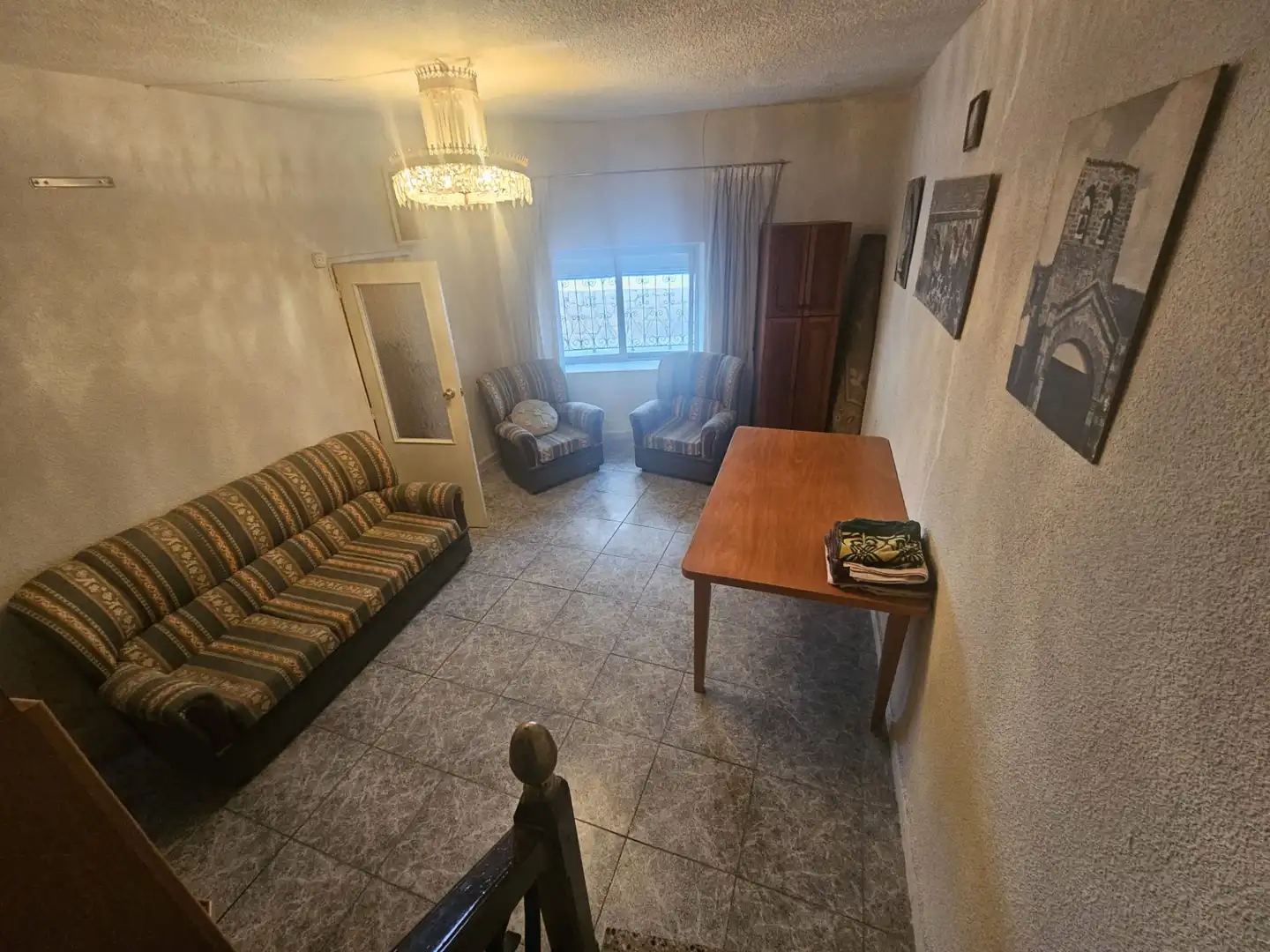 Sala de estar de Casa adosada en venta en Orusco de Tajuña con Amueblado