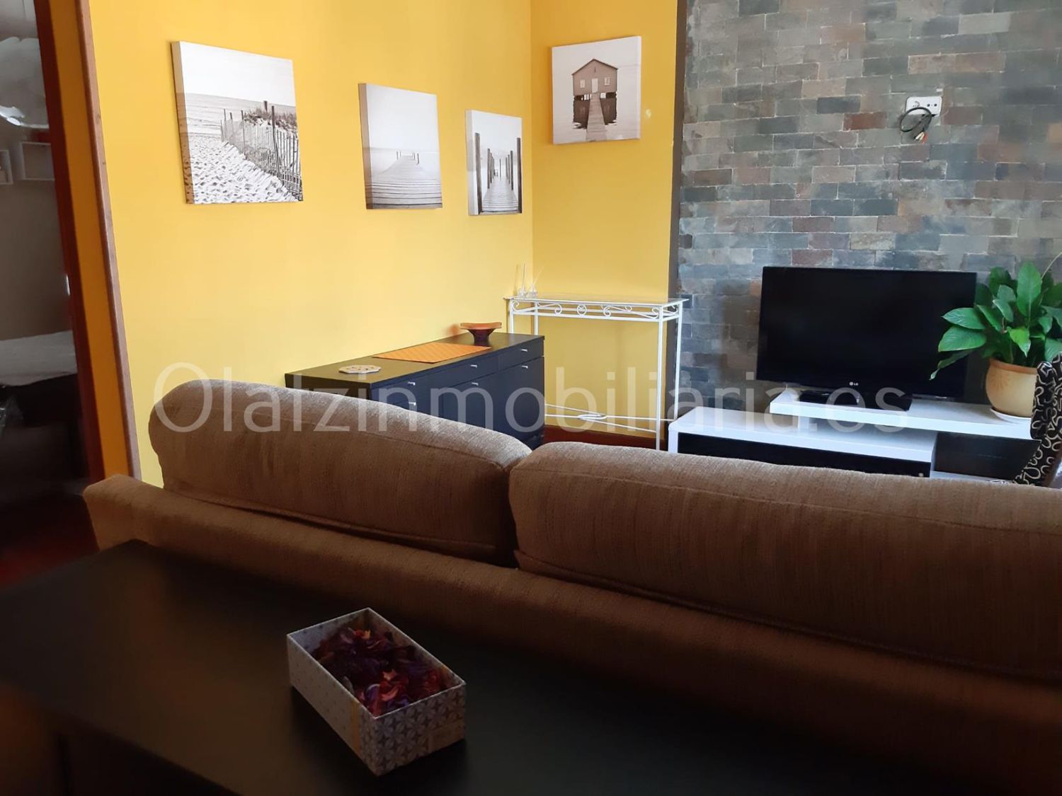 Sala d'estar de Pis de lloguer en Güeñes