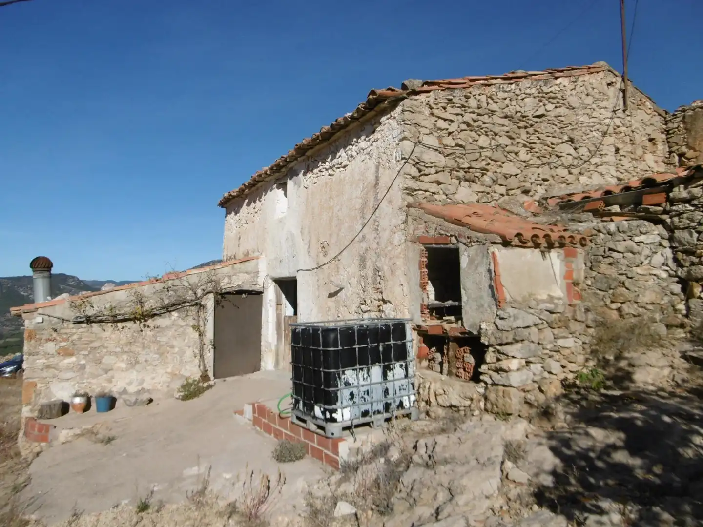 Vista exterior de Finca rústica en venta en Sierra Engarcerán con Jardín privado y Trastero